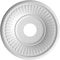 Ekena Millwork Berkshire PVC Medallion (Canopies up to 7"), 16"OD x 3 1/2"ID x 1"P, Textured Metallic Galaxy CMP16BEAGX - alternate 2